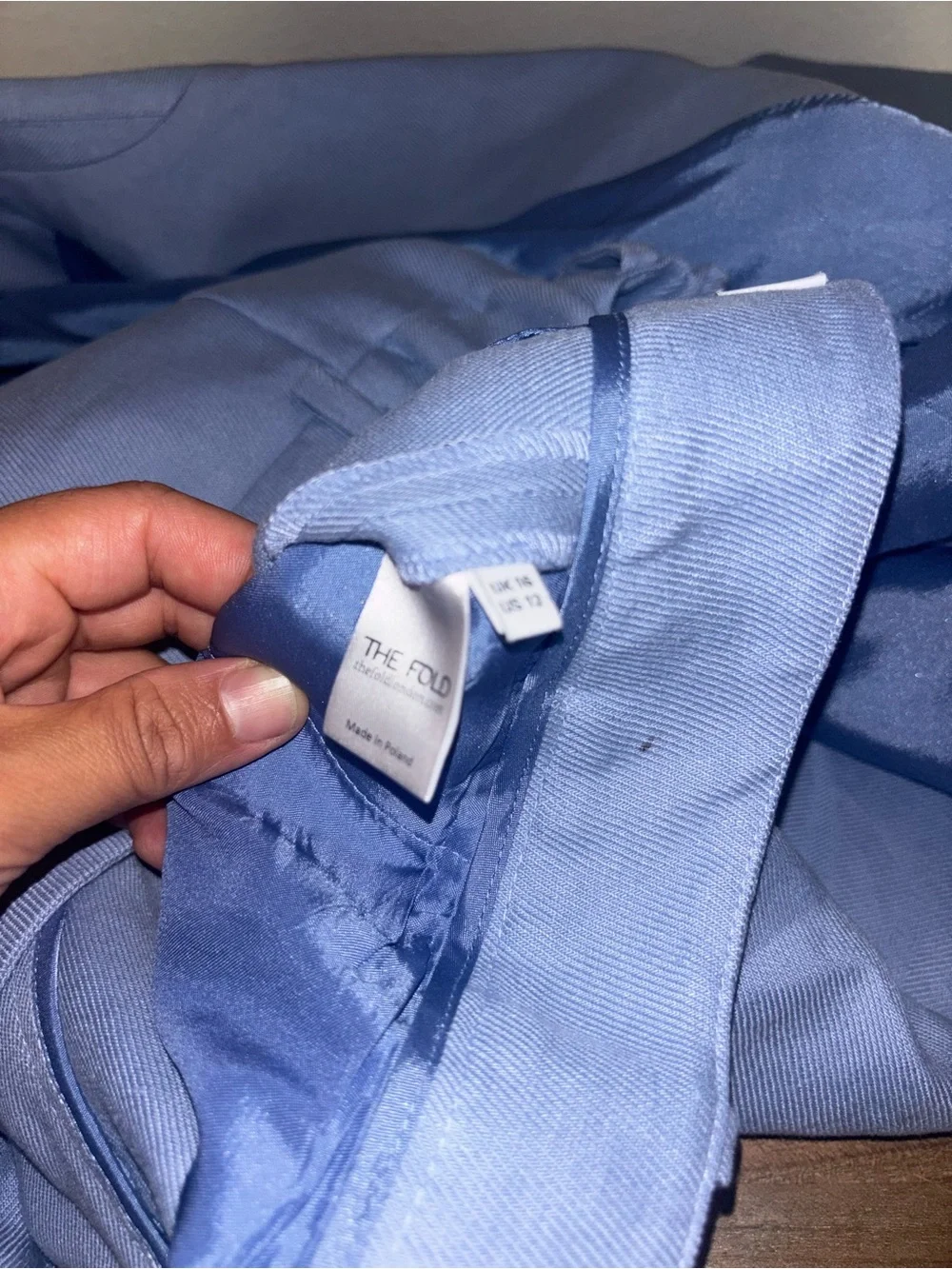 The Fold London Linen suit women size 12 - Picture 8 of 11